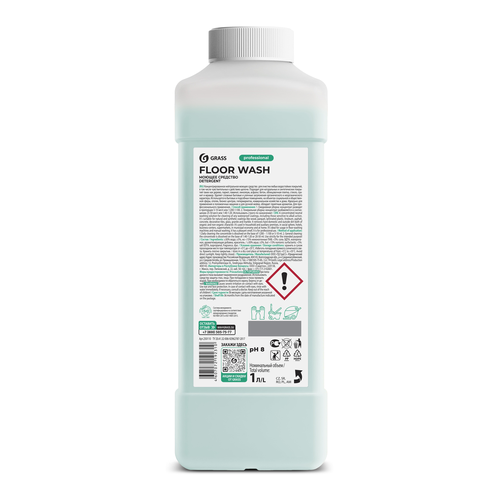 Средство для мытья пола GRASS Floor Wash, нейтральное, 1л, фотография