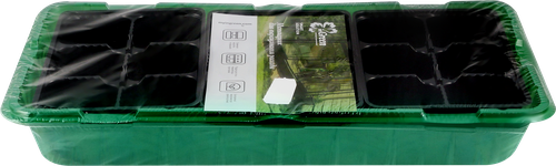 Мини-парник для рассады INGREEN 60см, на 18 ячеек, зеленый, Арт. ING60011F, изображение