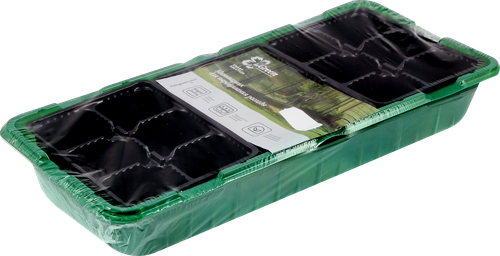 Мини-парник для рассады INGREEN 60см, на 18 ячеек, зеленый, Арт. ING60011F, изображение