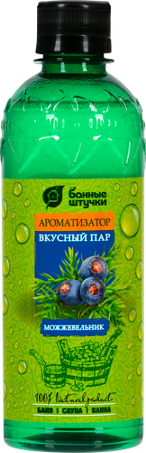 Ароматизатор для бани и сауны БАННЫЕ ШТУЧКИ Вкусный пар Можжевельник, Арт. 32227, 350мл, крупный план