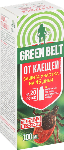 Средство для защиты участка от клещей GREEN BELT концентрат, Арт. 02-766, 100мл, фотография