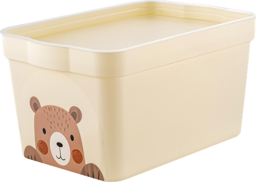 Ящик для хранения SPIN&CLEAN Keeplex Happy Bear 21,1х14,1х11см, 2.3л, Арт. LA512311001, фото