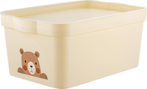 Ящик для хранения SPIN&CLEAN Keeplex Happy Bear 32х21,1х14,1см, 7.5л, Арт. LA512511001, детальное фото