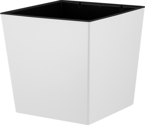 Горшок c дренажной вставкой INGREEN London Cube 25х25см 11.6л, цвет белоснежный жасмин, Арт. IG780110048, изображение