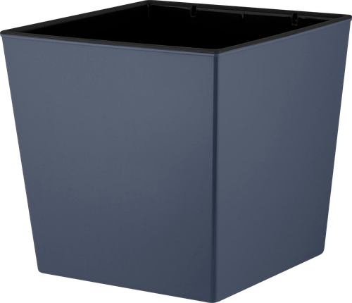 Горшок c дренажной вставкой INGREEN London Cube 25х25см 11.6л, цвет вулканический серый, Арт. IG780110026, картинка