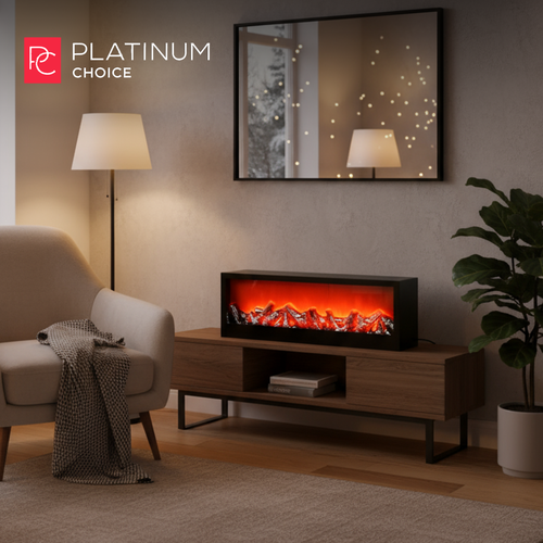 Светильник LED интерьерный Platinum Choice классика, Камин, 60х20х10см, вид