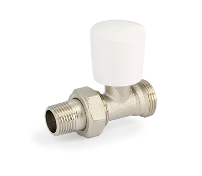 Вентиль ручной UNI-FITT НН 1/2" х 3/4" ЕК с разъёмным соединением, изображение