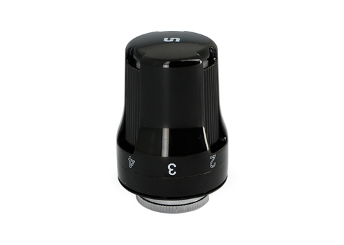 Термостатическая головка UNI-FITT DX M30х1,5,чёрная, картинка