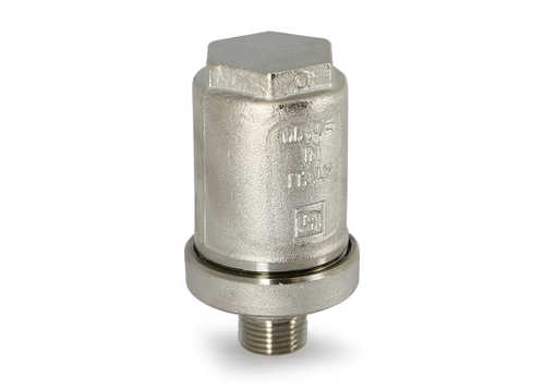 Компенсатор гидроударов UNI-FITT Н 1/2" никелир., детальное фото