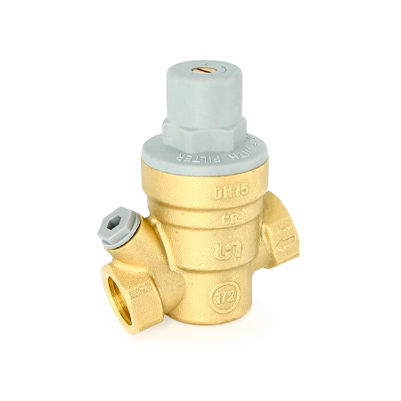 Редуктор давления UNI-FITT мембранный 1/2" В 1-6 бар PN16 с отверстием, детальное фото