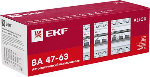 Автомат трехполюсный EKF PROX 3P 20А С, изображение