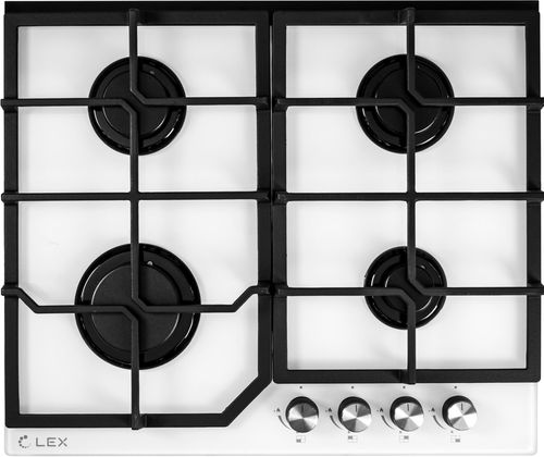Газовая варочная панель LEX GVG 642 WH белая, картинка