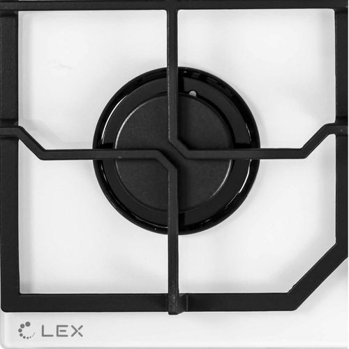 Газовая варочная панель LEX GVG 642 WH белая, детальное фото
