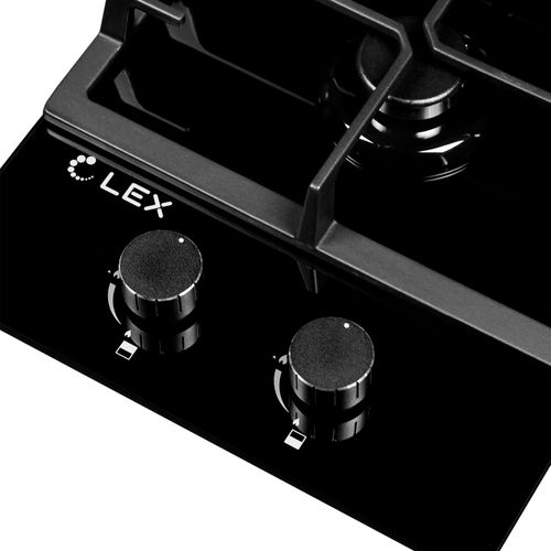 Газовая варочная панель LEX GVG 321 BL черная, изображение