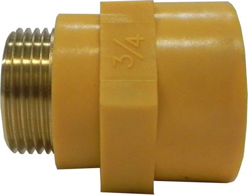 Вставка диэлектрическая латунная Tuboflex 3/4" x 35 мм, вид