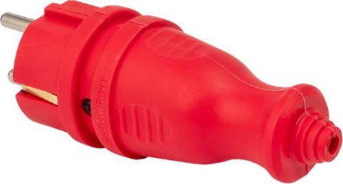 Вилка сетевая EKF PRO 2P+PE 230 В 16 A красная, картинка