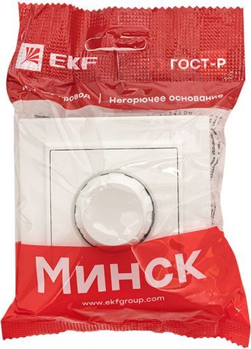 Диммер EKF Минск белый, вид
