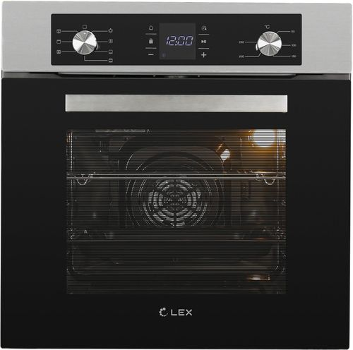 Шкаф духовой электрический LEX EDM 071 IX серебристый 60 см, фотография