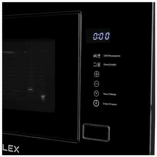 Встраиваемая микроволновая печь LEX BIMO 20.01 BL, крупный план