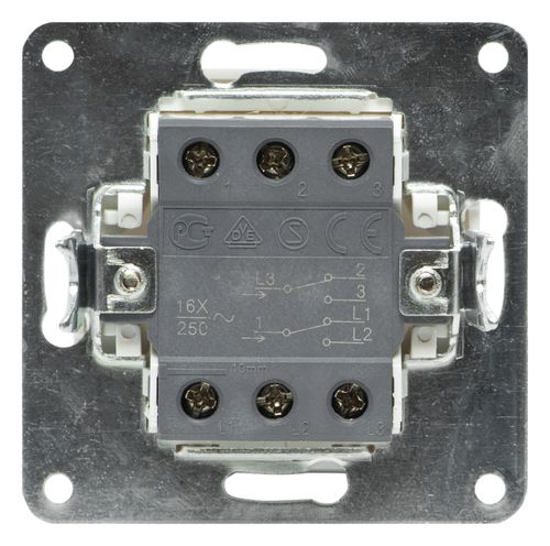Переключатель 2-клавишный LK Studio LK80 белый, вид