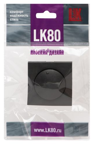 Накладка на диммер LK Studio LK80 черная, изображение