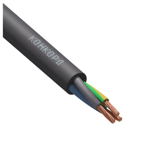 Кабель Конкорд ГОСТ КГТП 3x1,5-380/660-5 100 м, вид