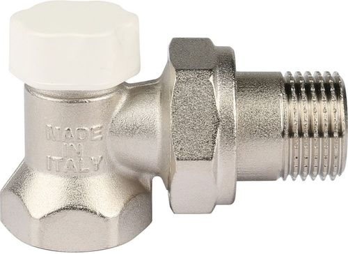 Клапан для радиатора латунь угловой 1/2" STOUT SVL, крупный план