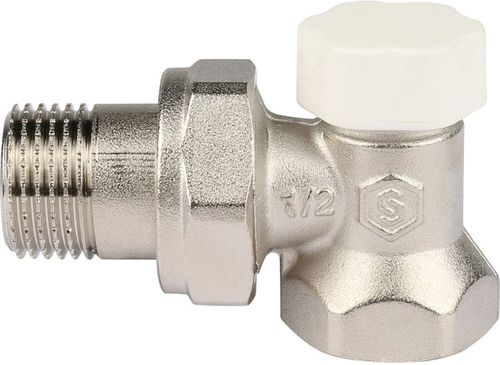 Клапан для радиатора латунь угловой 1/2" STOUT SVL, фото