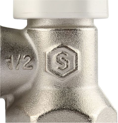 Клапан для радиатора латунь угловой 1/2" STOUT SVL, детальное фото