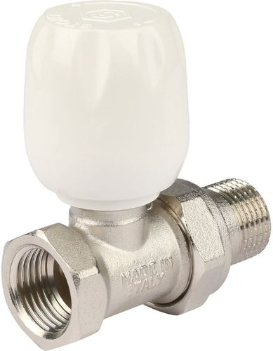 Клапан для радиатора латунь прямой 1/2" STOUT SVRs с неподъемным шпинделем, фотография