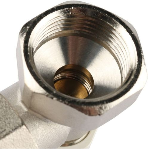 Клапан для радиатора латунь угловой 3/4" STOUT SVL, крупный план