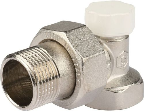 Клапан для радиатора латунь угловой 3/4" STOUT SVL, изображение