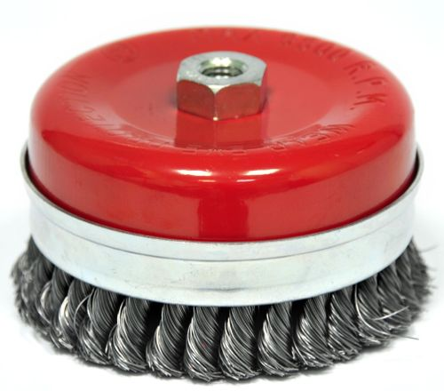 Щетка для УШМ ELITECH 1820.075500 М14х125 проволока 0,5 мм, фото