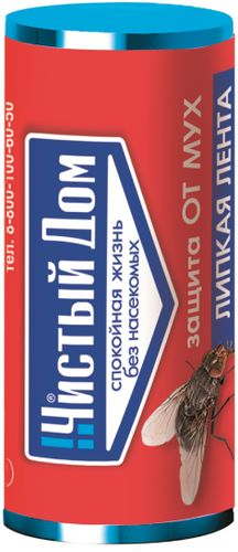 Лента липкая от мух Чистый дом 1 штука, картинка