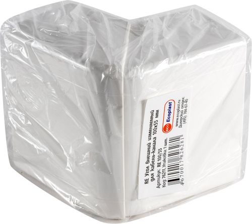 Внешний угол Ecoplast RЕ 100х55х55 мм, фотография