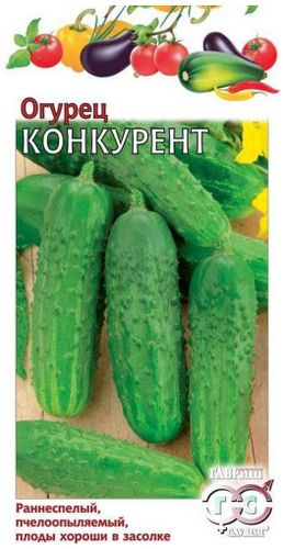 Семена Огурца ГАВРИШ Конкурент 0,5 г, крупный план