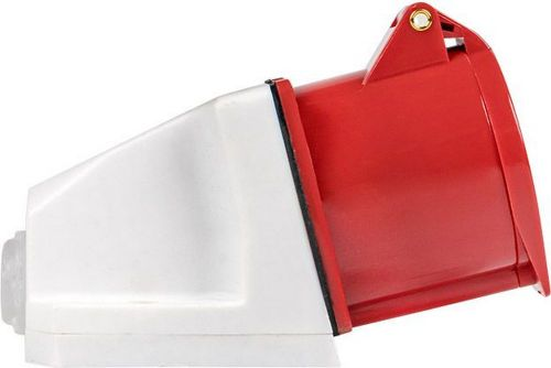 Розетка силовая EKF PROxima PS-114-16-380 красный, вид