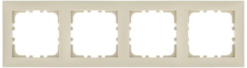 Рамка 4 поста LK Studio LK60 бежевый, изображение
