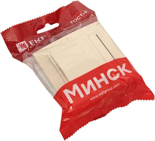 Розетка электрическая EKF Минск ERR16-029-200-44 бежевый, фото