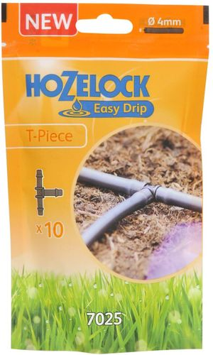Тройник для садового шланга Hozelock Micro Tube 7025 4 мм 10 шт, фотография