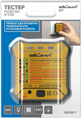 Тестер DUWI DIY M6860 портативный, крупный план