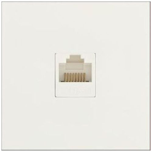 Розетка компьютерная 1 пост LK Studio LK80 белый, фотография