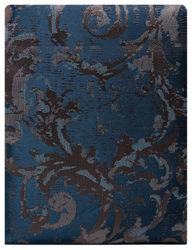 Штора портьерная Miamoza 270х160 см 1 шт серо-синяя, изображение