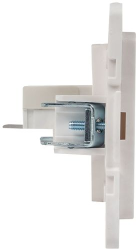 Розетка RJ-45 1 пост EKF Стокгольм/PROxima белый, детальное фото