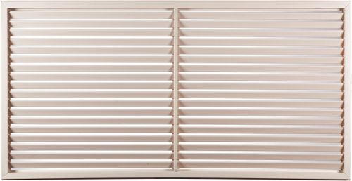 Решетка радиаторная 60x120 см бежевая, крупный план
