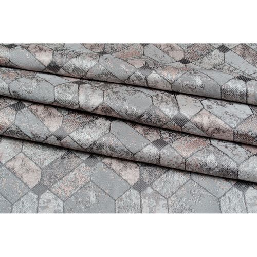 Штора Miamoza готовая жаккард 140х280 см, коричневый, фотография