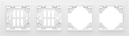 Рамка 4 поста EKF Минск ERM-G-304-10 бежевый, фото