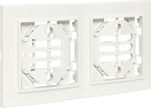 Рамка 2 поста EKF Минск ERM-G-312-10 белый, детальное фото
