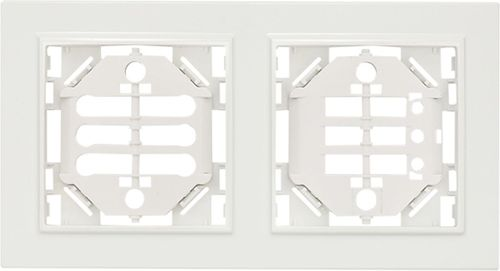 Рамка 2 поста EKF Минск ERM-G-312-10 белый, вид
