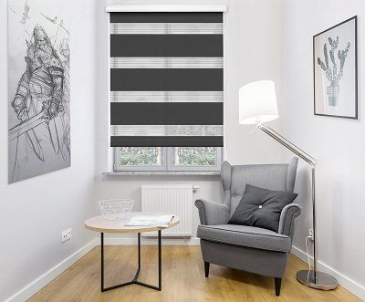 Ролштора дн в короб Маркисол серый 160х175см, крупный план